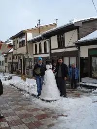 Çarşı Esnafından Kardan Adam