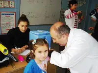 Öğrencilere Okul Aşıları Yapılıyor