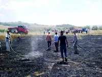 Ekili Arazide Yangın