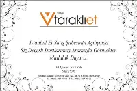 Açılışa Davet