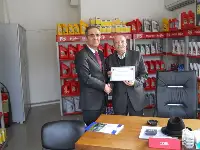 Esnafa Teşekkür Belgesi