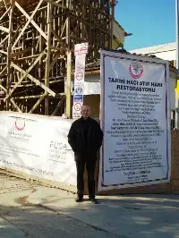 300 Yıllık Tarihi Han'ın Restorasyonu Sürüyor