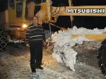 Köy Yollarında Gece Gündüz Çalışma