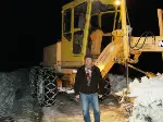 Köy Yollarında Gece Gündüz Çalışma