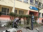Okul Müdürü Çevre Düzenleme Çalışmarında Harç Kardı