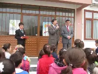 Okul Aile Birliği Başkanına Plaket