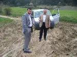 AKP’lilerin Aracı Çamura Battı