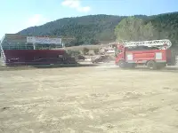 Futbol Sahasında Hummalı Çalışma