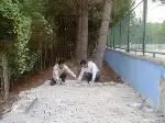 Okul Çevresinde Parke Çalışması
