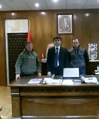 Gazetecilerden Kaymakam Arslan’a Ziyaret