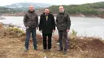 Kayaboğazı Göleti Buz Tuttu