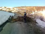 Tuzla Köyü Yolu Heyelandan Kapandı: