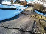 Tuzla Köyü Yolu Heyelandan Kapandı: