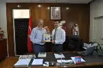 Türkiye Yazarlar Birliği Sakarya Şube Başkanı Tuna'dan Kaymakam'a Ziyaret