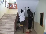 Okulun Koridor Duvarları Sanat Bahçesi