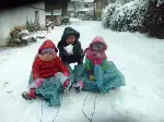 Yağan Karın Keyfini Çıkarttılar.