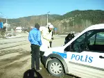 Trafik Ekiplerinden Kar Lastiği Denetimi