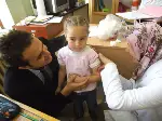 Atatürk İlkokulu'n da Aşı Uygulaması