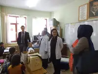 Atatürk İlkokulu'n da Aşı Uygulaması