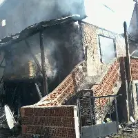 Mustanlar Köyünde Yangın
