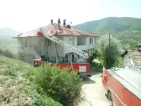 Çatıda Çıkan Yangın Korkuttu