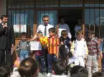 Atatürk İlkokulunda 4/A sınıfı Futbol takımı şampiyon oldu.