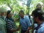 Muhtarın babası Toprağa Verildi