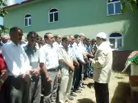 Muhtarın babası Toprağa Verildi