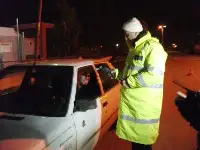 Taraklı Trafik Polisi Yılın İlk Saatlerinde Trafik Kontrolü Yaptı: