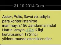 Vatandaşa SMS yoluyla uyarı