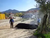 Çiftlik Sokakta Asfaltlama Çalışmaları