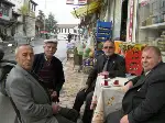 Başkan vekili Mustafa Çelikpençe esnafı ziyaret ediyor