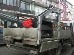İlçe Merkezinde Trafik Uyarı Levhaları