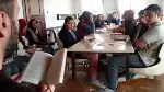 Şair/Öykü yazarı, dergi yayın yönetmeni Serkan Türk Gençlerle buluştu.