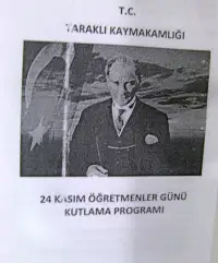 24 Kasım Öğretmenler Günü Programı