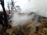 Hark Mahallesinde Yangın