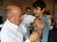 Tarakalı Ortaokulu 8.Sınıf Öğrencileri Aşılandı