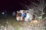 Tavuk Yüklü Kamyon Devrildi
