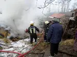 Hark Mahallesinde Yangın