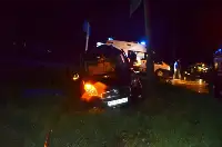 Panelvan Elektrik Direğine Çarptı