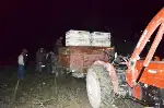 Tavuk Yüklü Kamyon Devrildi