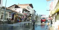 Ankara Caddesi Tazyikli Su ile Yıkandı