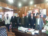 Hak-İş Konfederasyonuna Bağlı Sendika Şube Başkanlarından Özkaraman'a Ziyaret