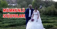 Gelin ve Damat Dış mekan fotoğraf çekimleri için Taraklı’yı tercih ettiler