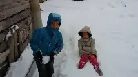 Tuzla Mahallesinde 50 cm Kar
