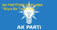 AK Parti Taraklı İlçe Başkanı Erdal Özen Açıklama Yaptı