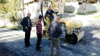 Başkan Özkaraman Mahdumlar Mahallesi’n de Asfalt Çalışmalarını İnceledi.