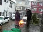 Taraklı'da  Kar Yağışı Üşüttüi