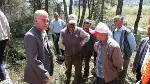 AĞAÇ KESME VE BOYLAMA OPERATÖRLÜĞÜ KURSUNA KATILANLAR ORMANDA UYGULAMA