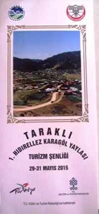 1.HIDIRELLEZ KARAGÖL YAYLASI TURİZM ŞENLİĞİ